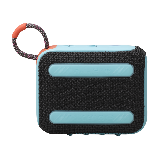 JBL Go 4 - Black and Orange - Ultra-Portable Bluetooth Speaker - Back
